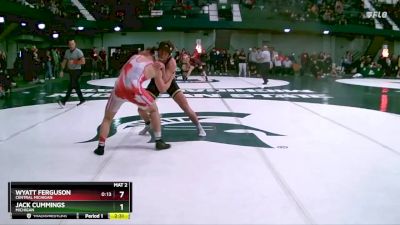 184 lbs Cons. Round 2 - Wyatt Ferguson, Central Michigan vs Jack Cummings, Michigan