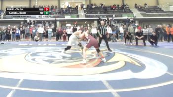 157 lbs Quarterfinal - Adriel Colon, Woonsocket vs Carnell Davis, Ponaganset