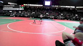 50 lbs Champ. Round 1 - Callahan Tucker, WAD1 vs Kolvin Sforza, RIKA