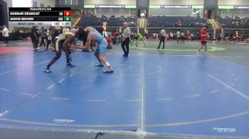 197 lbs Quarterfinal - Gunnar DeGroat, Unattached The Citadel vs Jason Brown, Andrew College