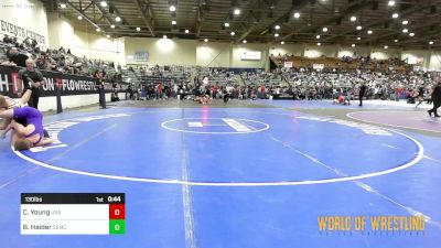 130 lbs Consi Of 8 #2 - Chase Young, USA Gold vs Bridger Haider, Salem Elite Mat Club