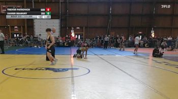 113 lbs Quarterfinal - Trevor Patrovich, Barn Brothers vs Xavier Seabury, Savage Wrestling Club