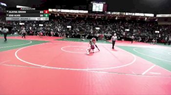 128 lbs Champ. Round 2 - Alayna Gross, MEN1 vs Josi Alvis, Unattached