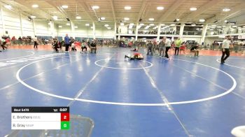 130 lbs Quarterfinal - Evan Brothers, Doughboys WC vs Brandon Gray, Newport