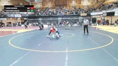 133 lbs Champ. Round 2 - Matthew Brock, Otero College vs Aiden Morris, CSU Pueblo