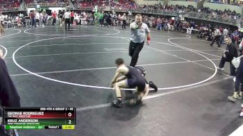 65 lbs Champ. Round 2 - Kruz Anderson, WWC Predator Wrestling vs George Rodriguez, The Best Wrestler