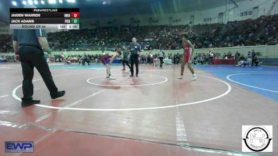 128 lbs Round Of 64 - Jaiden Warren, Union JH vs Jack Adams, Piedmont