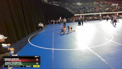 74 lbs Semifinal - Esaias Koethe, Big Game Wrestling Club vs Jonah Fourdyce, Pack732 Wrestling Academy