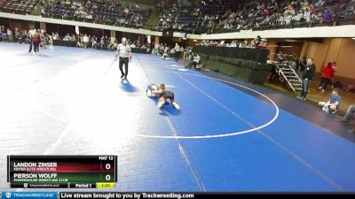 70 lbs Semifinal - Landon Zinser, Moyer Elite Wrestling vs Pierson Wolff, Powerhouse Wrestling Club