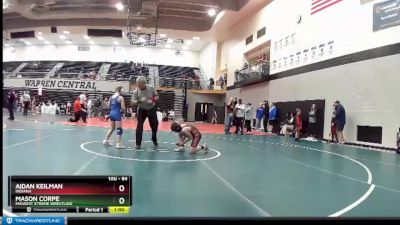 84 lbs Quarterfinal - Aidan Keilman, Indiana vs Mason Corpe, Midwest Xtreme Wrestling