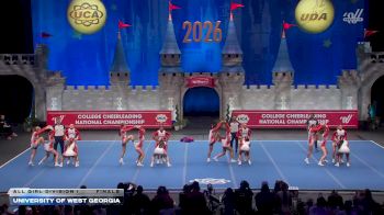 University of West Georgia [2026 All Girl Division I Finals] 2026 UCA & UDA College Cheerleading and Dance Team National Championship