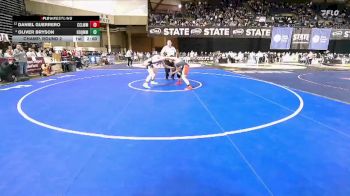Boys 1A 190 lbs Champ. Round 2 - Daniel Guerrero, Cascade (Leavenworth) vs Oliver Bryson, Hoquiam