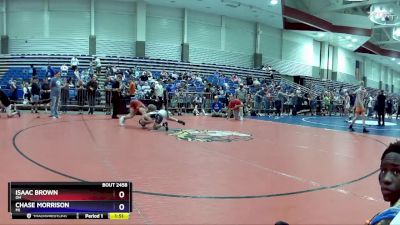 114 lbs Cons. Semi - Isaac Brown, OH vs Chase Morrison, MI