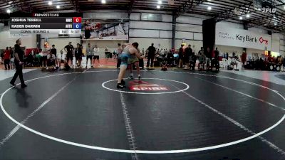 125 kg Cons. Round 4 - Joshua Terrill, Michigan Wrestling Club vs Kaden Darwin, Arkansas Regional Training Center