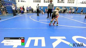 43 lbs Consi Of 4 - Tyler Fleenor, Standfast OKC vs Ryder Hall, Tecumseh Youth Wrestling