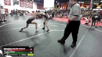 126 lbs Cons. Semi - Tyler Mason, La Mirada vs Brandon Walter-Strauss, West Torrance
