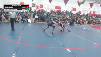 132 lbs Semifinal - Cash Boos, Black Hills vs Andraco Dickson, Sumner