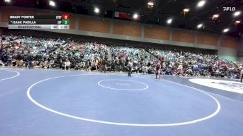 157 lbs Quarterfinal - Isaac Padilla, Pitman vs Brady Porter, Spanish Springs