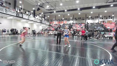115 lbs Rr Rnd 1 - Evelyn Tillison, Fort Gibson Youth Wrestling vs Kaydance Williams, Locust Grove Youth Wrestling