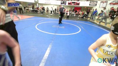 49 lbs Round Of 16 - Gracelyn Alber, Barnsdall Youth Wrestling vs Paden Daniels, Prairie Grove Youth Wrestling