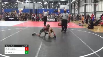 58 lbs Quarterfinal - Robbie Crawford, JJ Trained vs Tanner Baxter, Ioc