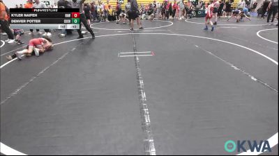 64 lbs Consi Of 8 #2 - Kyler Naifeh, Raw Wrestling Club vs Denver Potter, Cushing Tigers