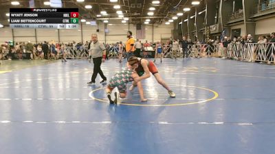130 lbs Round 1 - 9:00am Friday - Wyatt Jenson, Nebraska Elite vs Liam Bettencourt, CTWHALE