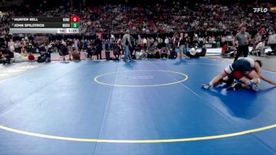 4A 190 lbs Semifinal - Hunter Bell, Homedale vs John Spilotros, McCall-Donnelly