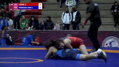 62 kg Bronze - Savannah Cosme, USA vs Sheyla Pedragas, PER