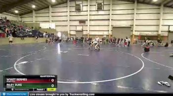 150 lbs Quarterfinal - Wyatt Bermes, Park City vs Riley Duke, Wasatch