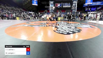 136 lbs Round Of 64 - Izzy LeVine, AZ vs Mia Lavigne, NC