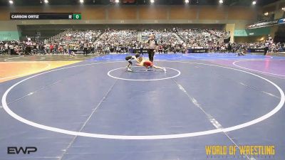 55 lbs Round Of 32 - Izrael Casaus, Juggernaut Wrestling Club vs Carson Ortiz, Nevada Elite