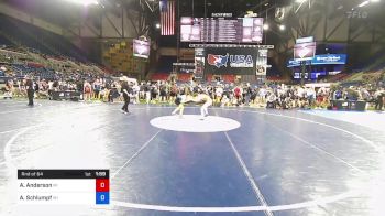 120 lbs Rnd Of 64 - Archer Anderson, Michigan vs Alois Schlumpf, Wisconsin