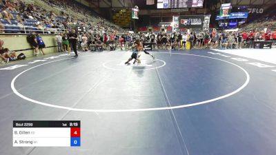 106 lbs Cons 32 #1 - Bailey Gillen, SD vs Anthony Strong, WI