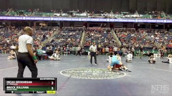 3A 175 lbs Quarterfinal - Brock Sullivan, Union Pines vs Micah Geoghegan, St. Stephens