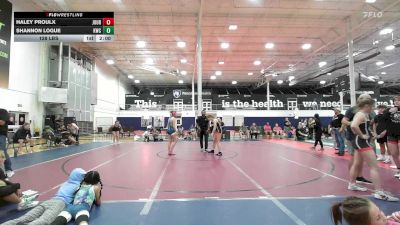 128 lbs Rr Rnd 5 - Haley Proulx, Journeymen Wrestling - Girls vs Shannon Logue, Kraken Black - Girls