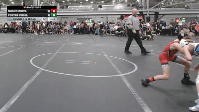 76 lbs Round 1 (4 Team) - Porter Fissel, American Dream vs Mason Kolva, Wayne Danger