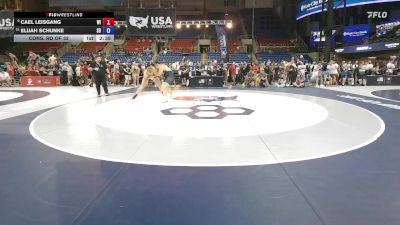 285 lbs Cons. Rd Of 32 - Cael Leisgang, WI vs Elijah Schunke, SD