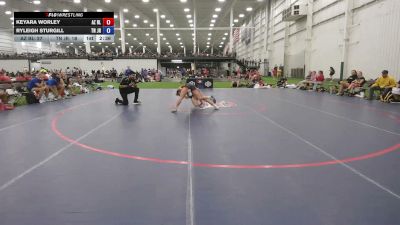105 lbs Keyara Worley, Arizona Black vs Ryleigh Sturgill, Tennessee
