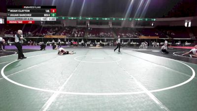 125 lbs Consi Of 8 #2 - Noah Clayton, Tarleton State vs Julian Sanchez, Menlo-NCWA