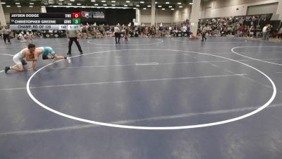 138 lbs Champ. Rd Of 128 - Jayden Dodge, Team Idaho Wrestling Club vs Christopher Greene, Golden Bears Wrestling Club