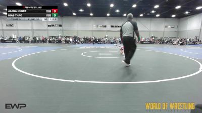 70 lbs Rr Rnd 1 - Alana Nunez, Team Dash K-6 vs Hias Thao, Funky Singlets K-6