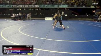 155 lbs Semifinal - Bella Mir, Iowa vs Cheyenne Bowman, King University