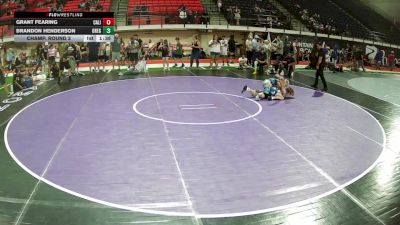 106 lbs Champ. Round 3 - Grant Fearing, California vs Brandon Henderson, Oregon