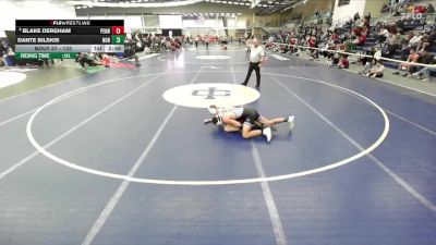133 lbs Champ. Round 2 - Blake Dergham, Pennsylvania College Of Technology vs Dante Bilskis, Norwich