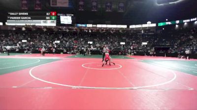 70 lbs Cons. Semi - Parker Garcia, EWC3 vs Dally Givens, ULY3