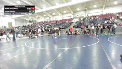 145 lbs Cons. Round 2 - Ryan Doucette, RWC - Roy Wrestling Club vs Drew Shupe, Uintah Wrestling