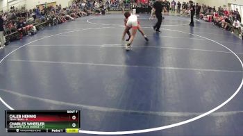 125 lbs Semis & 1st Wrestleback (8 Team) - Caleb Hennig, Team Texas vs Charles Wheeler, Oklahoma Elite Orange
