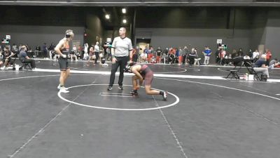 133 lbs Cons. Round 2 - Asher Clayton, Doane University vs JaDee Mathews, Cowley College