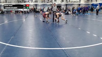Elite 125 lbs 3rd Place Match - Quintin Wolbert, Wisconsin-La Crosse vs Grant Madl, Wisconsin-La Crosse